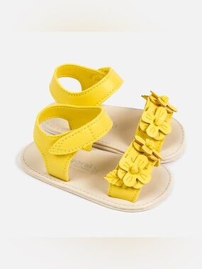 Mayoral Yellow Floral Sandals